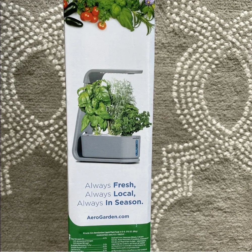 COPY - AeroGarden 3 Pods In-Home Garden System With LED Lights - gray - Picture 2 of 8